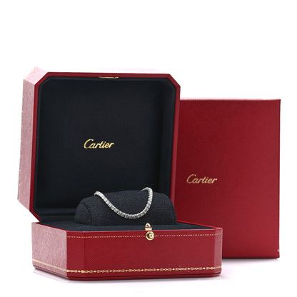 Cartier 18K White Gold Diamond 2.70ctw Lignes Essentielles Bracelet 4 of 4