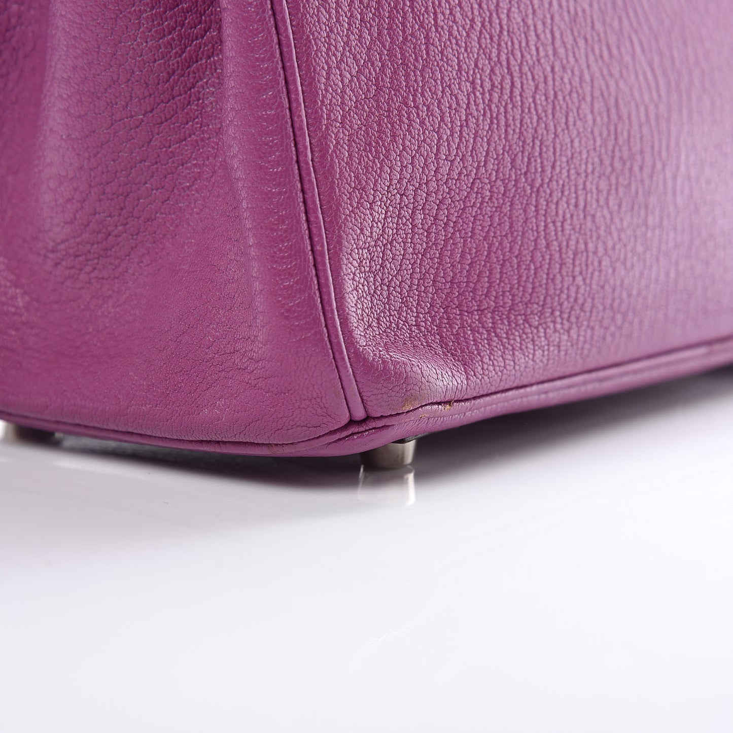 Chevre Mysore Birkin 25 Cyclamen