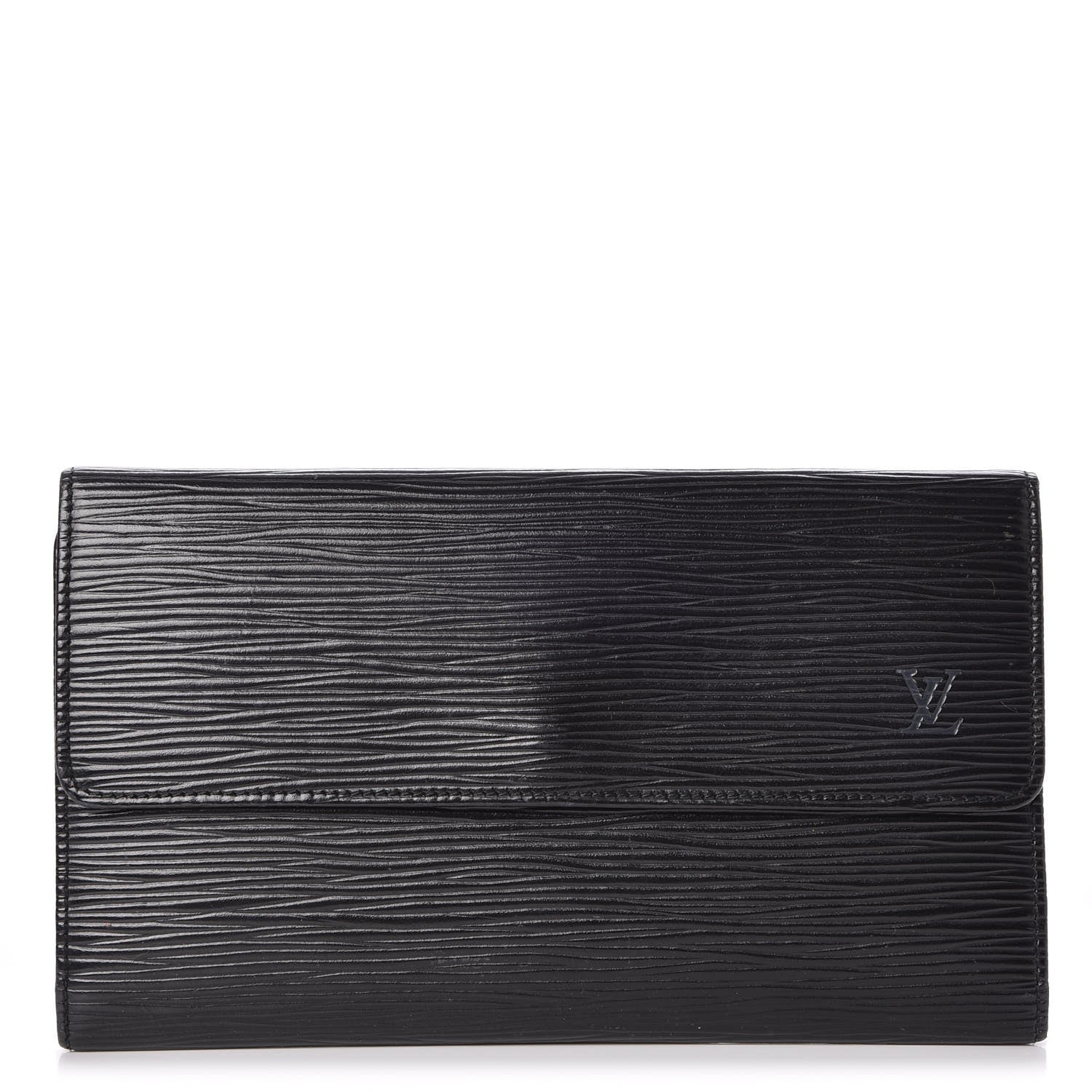 Louis Vuitton Epi Porte Tresor International Wallet Black 1 of 8