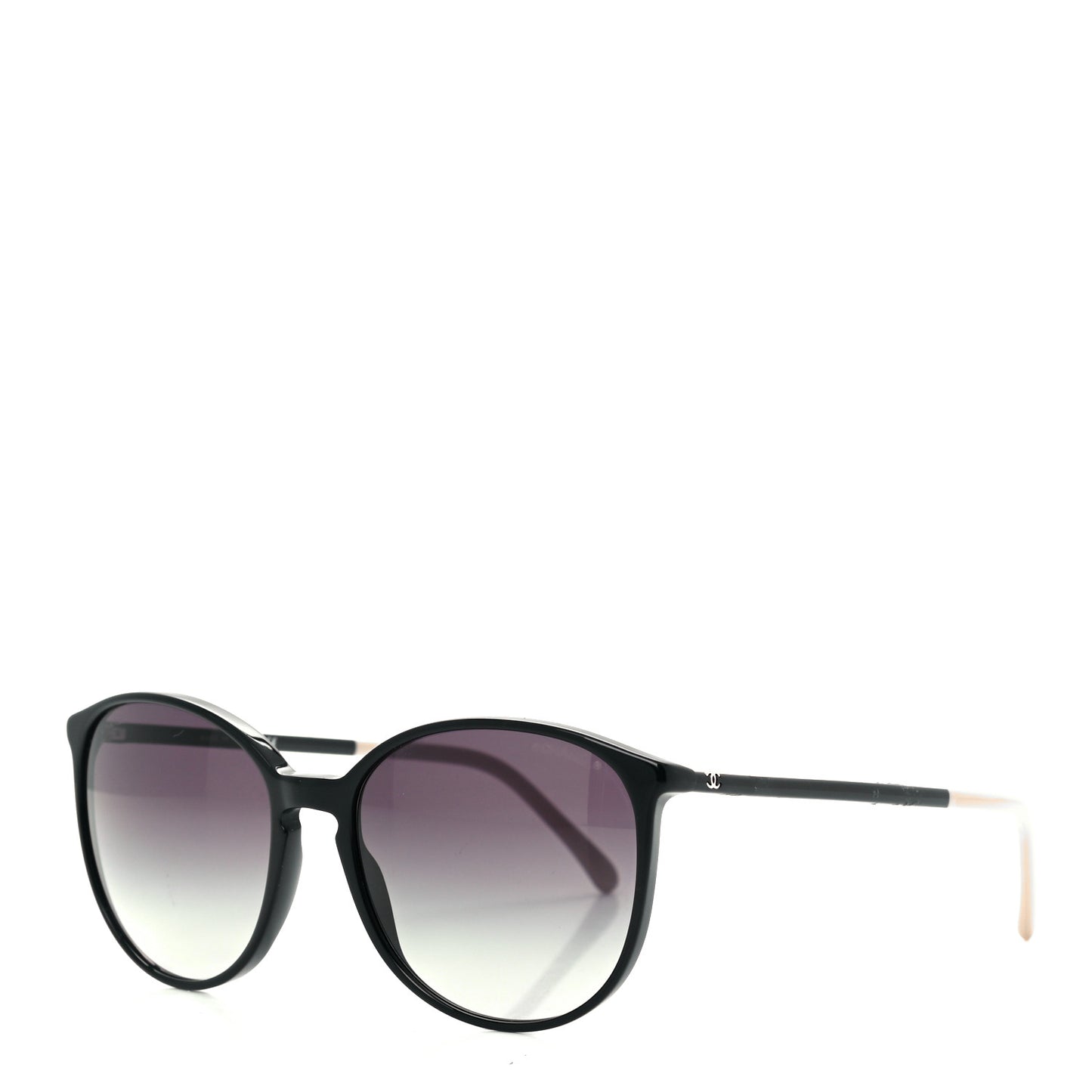 Acetate Round Sunglasses 5278 Black