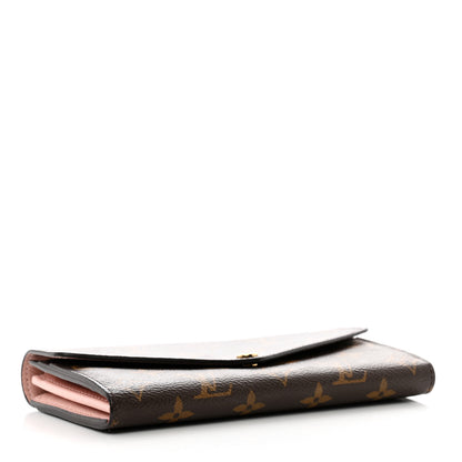 Louis Vuitton Monogram Sarah Wallet NM Rose Ballerine 4 of 7