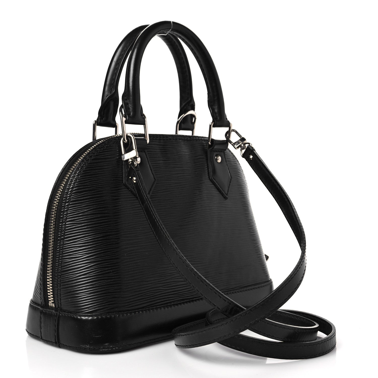 Louis Vuitton Epi Alma BB Black 3 of 8
