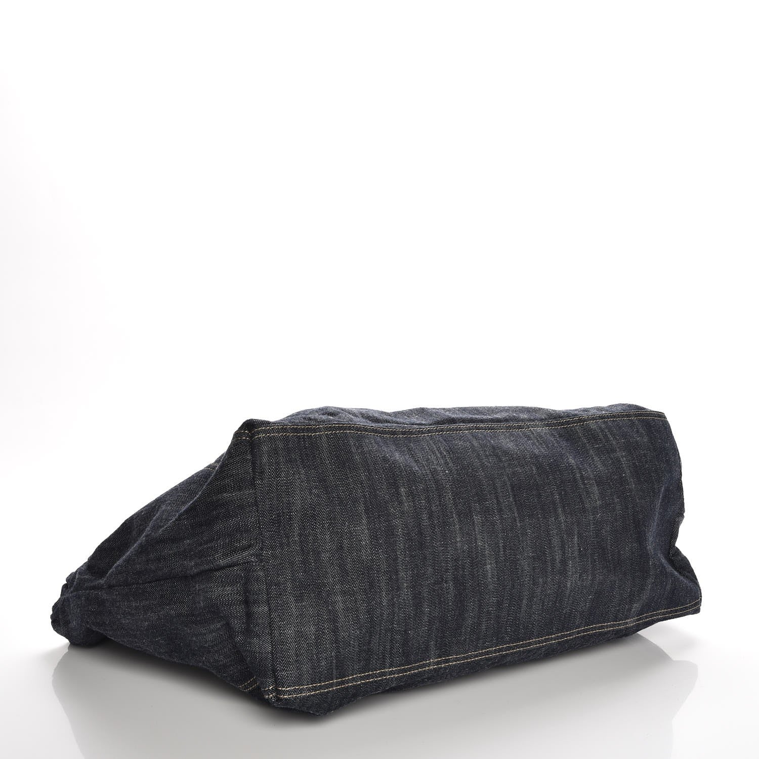 Chanel Denim XL Coco Cabas Tote Dark Blue 4 of 8
