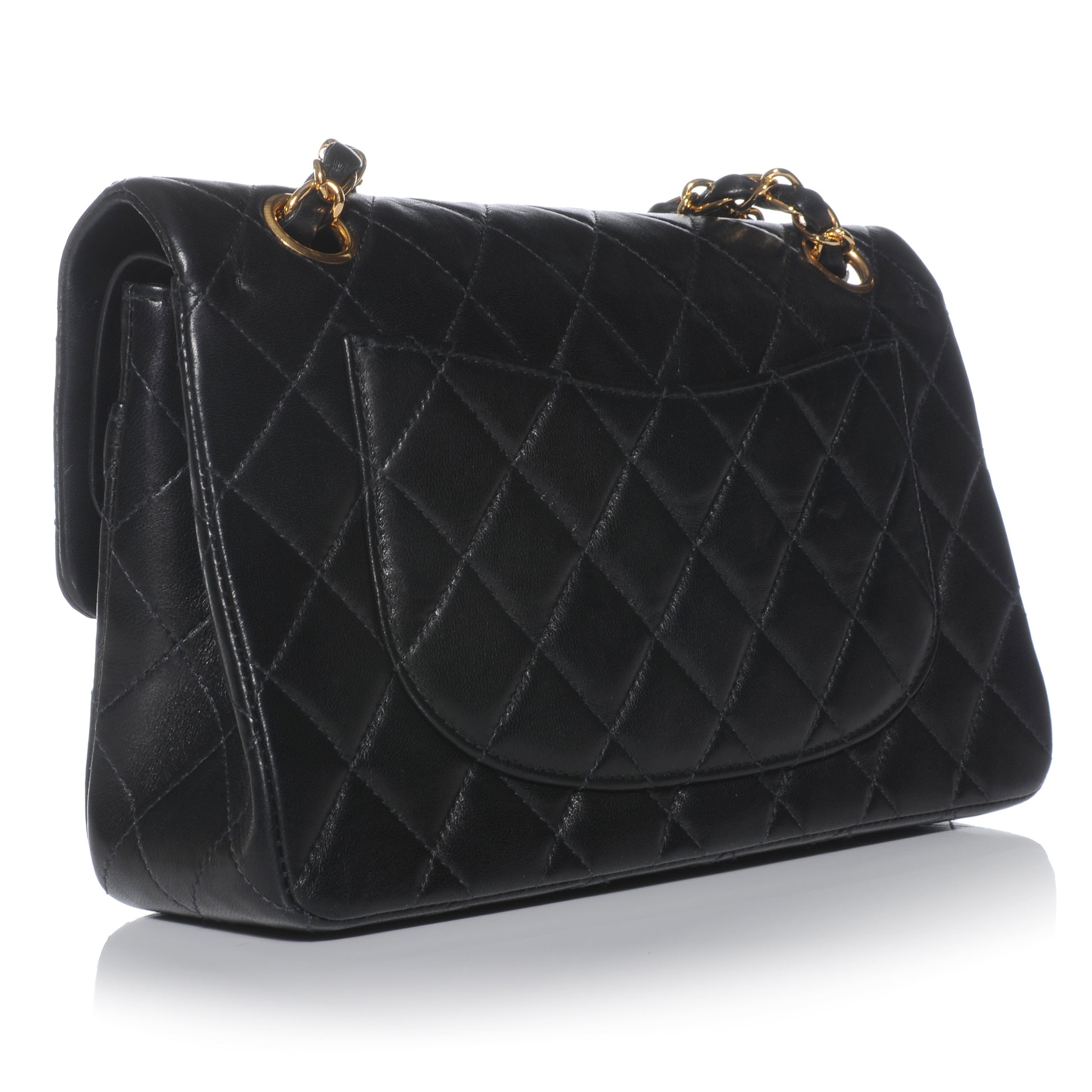 Chanel Lambskin Small Double Flap Black 3 of 10