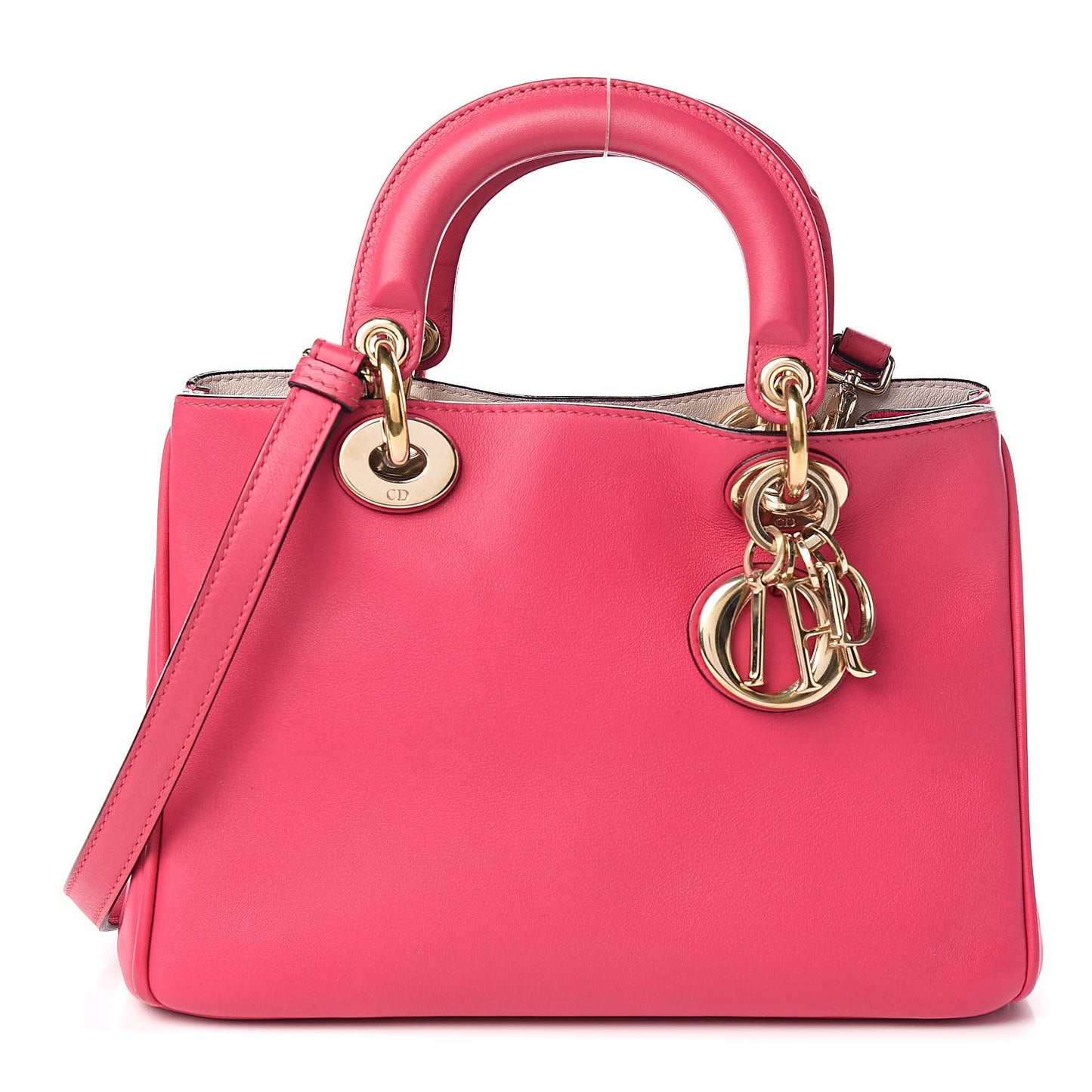 Calfskin Mini Diorissimo Tote Pink