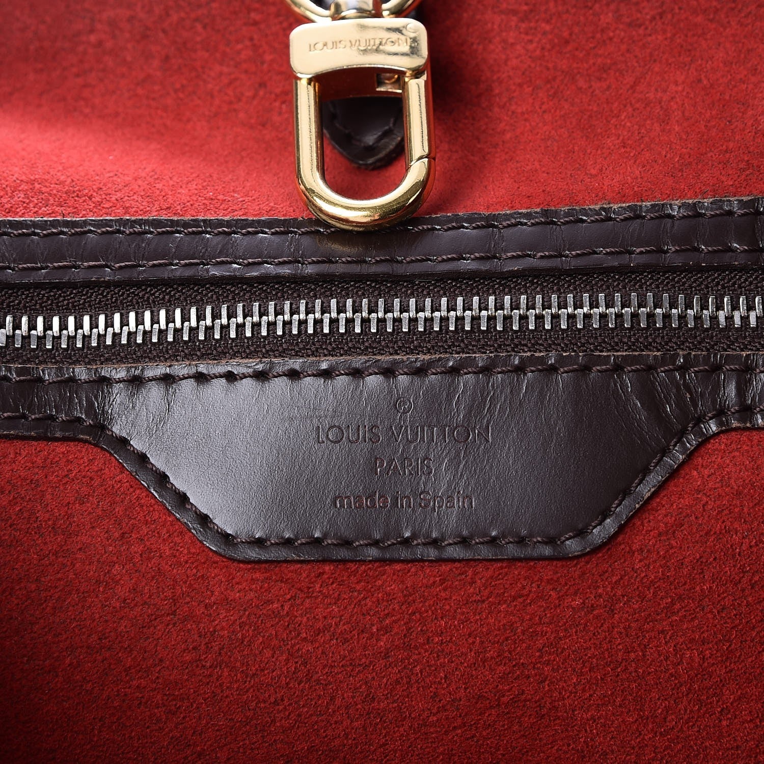 Louis Vuitton Damier Ebene Hampstead MM 6 of 12