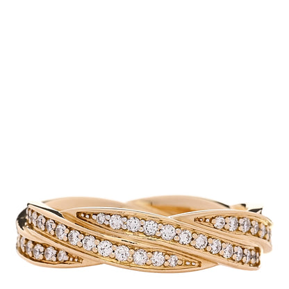 David Yurman 18K Yellow Gold 6mm DY Helios Band Ring 59 8.75 1 of 5