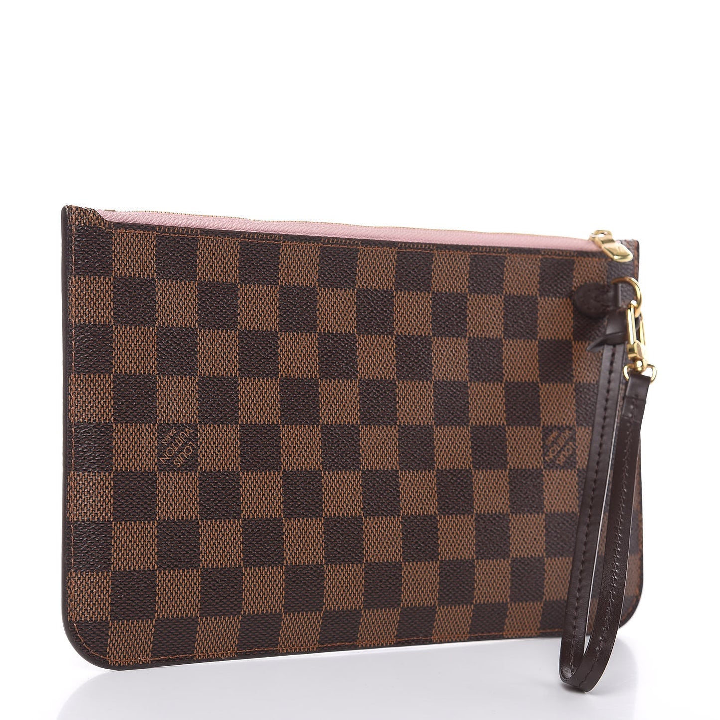 Damier Ebene Neverfull MM GM Pochette Rose Ballerine