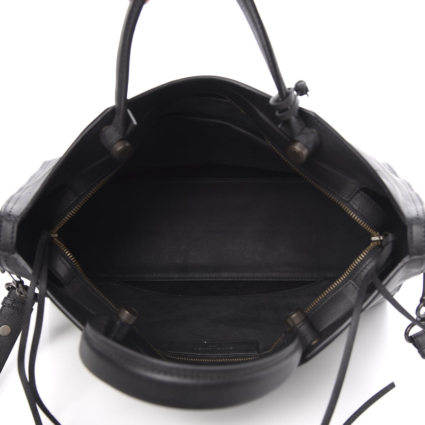 Veau Soyeux Perforated Blackout Hardware City Black