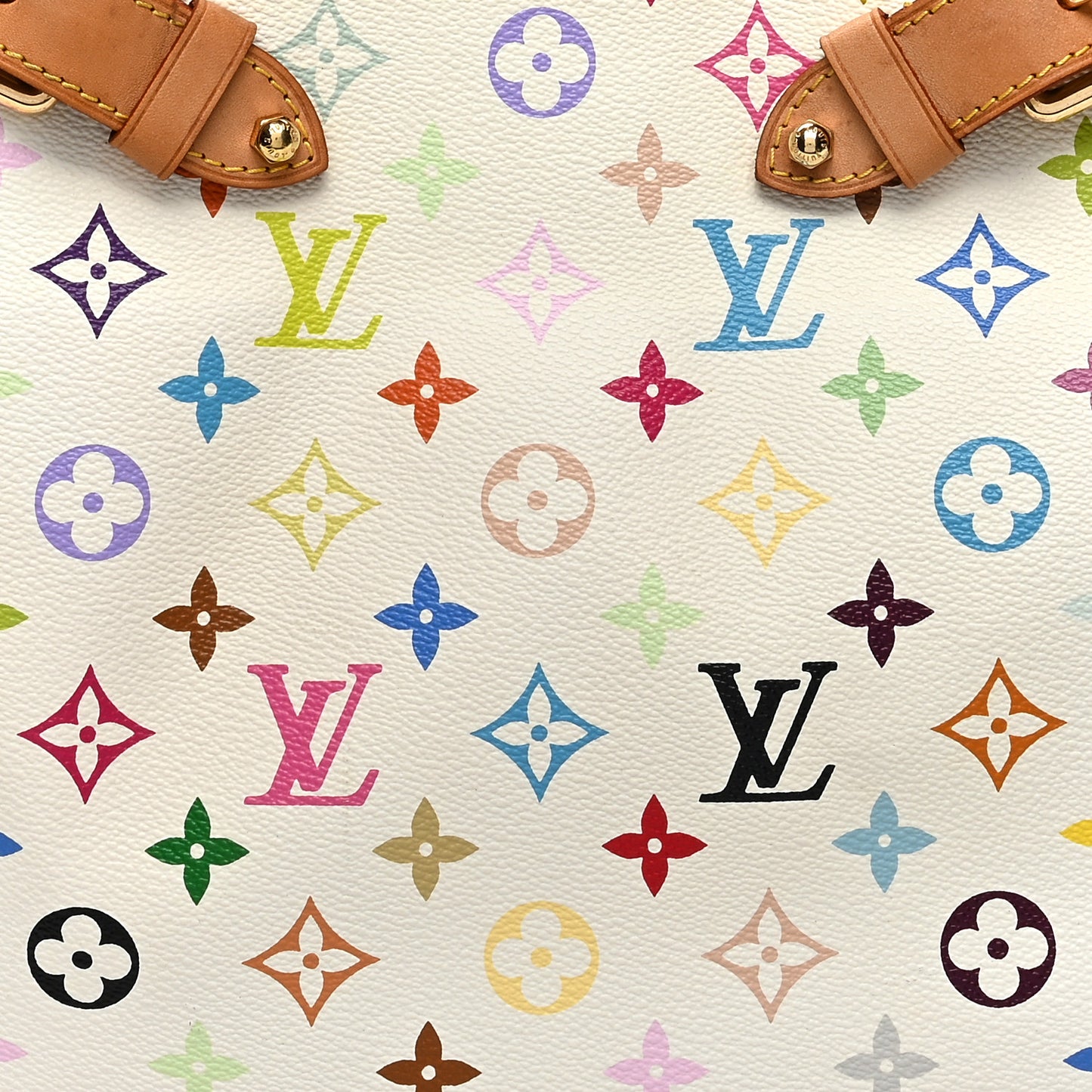 LOUIS VUITTON Monogram Multicolor Greta White
