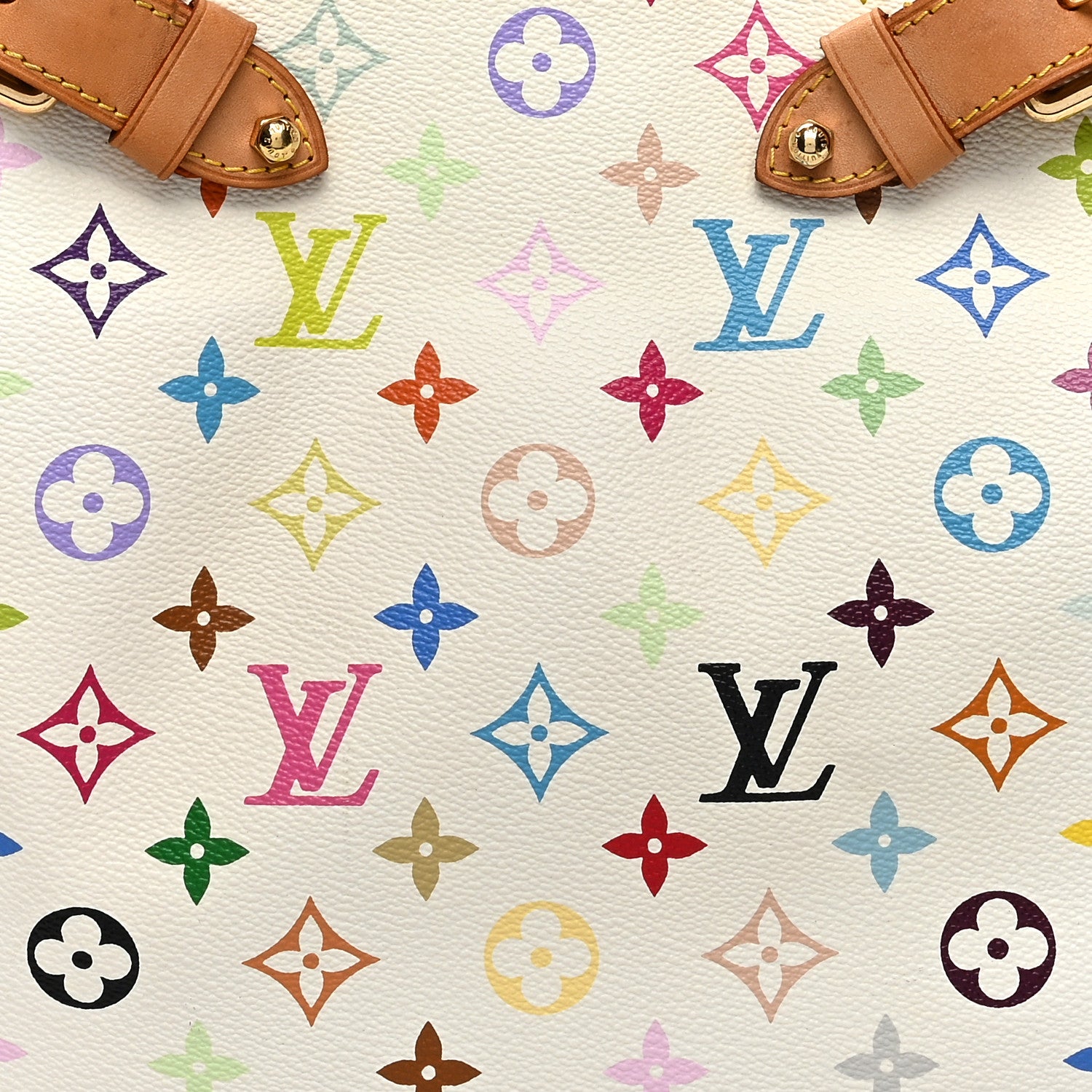 Louis Vuitton LOUIS VUITTON Monogram Multicolor Greta White 11 of 17