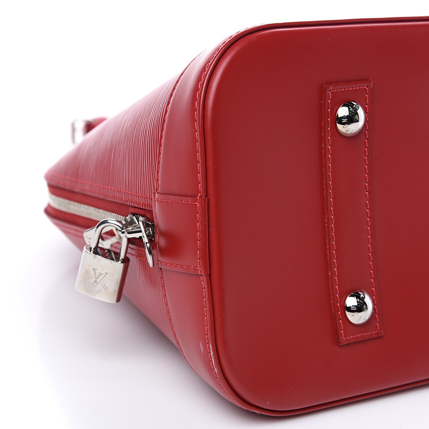 Louis Vuitton Epi Alma MM Carmine 9 of 12