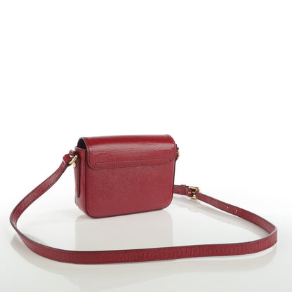 Burberry Patent London Crossbody Bag Alizarin Crimson 3 of 8
