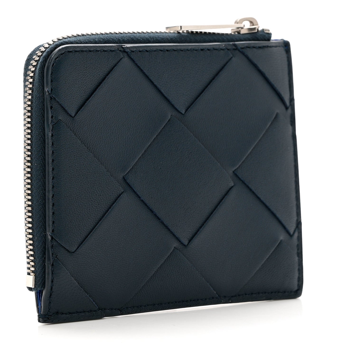 Nappa Maxi Intrecciato Small Wallet Black