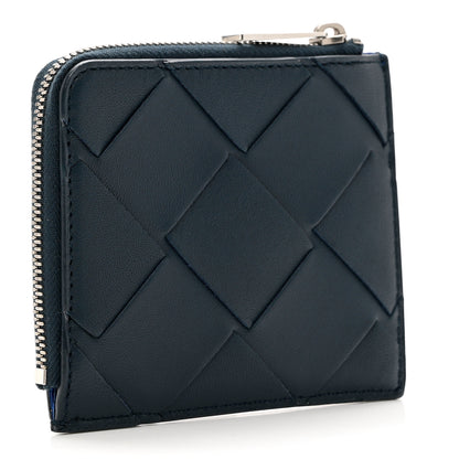 Bottega Veneta Nappa Maxi Intrecciato Small Wallet Black 2 of 7
