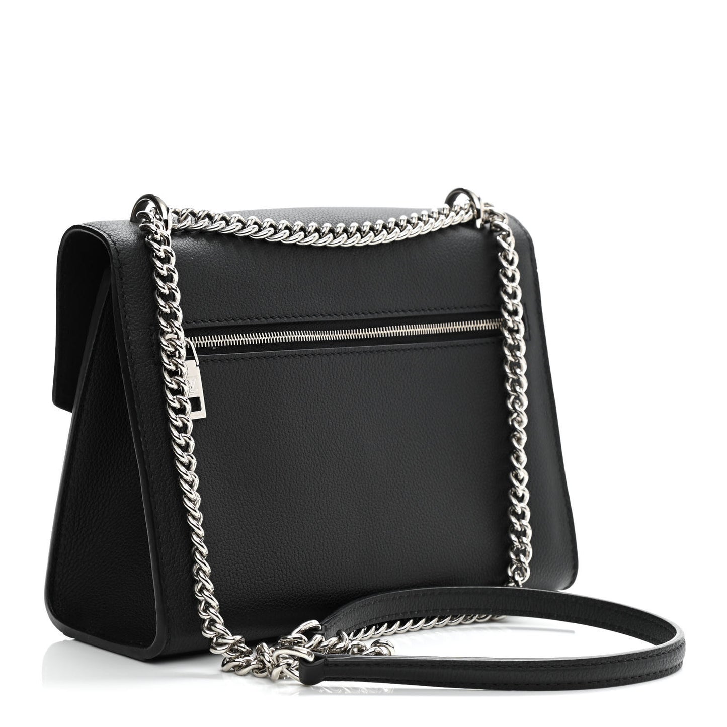 Soft Calfskin Mylockme Chain Bag BB Black