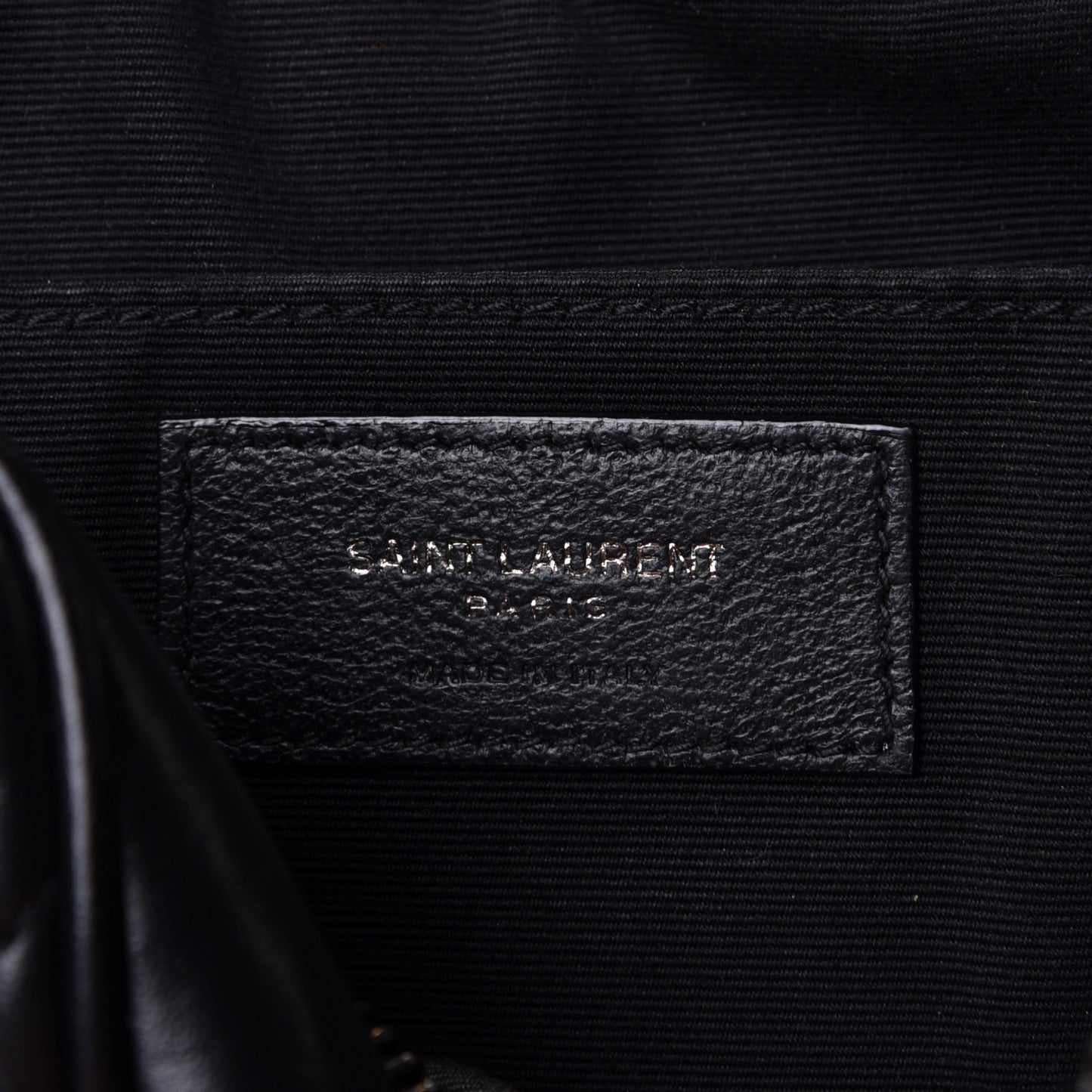 Calfskin Matelasse Monogram Lou Camera Bag Black