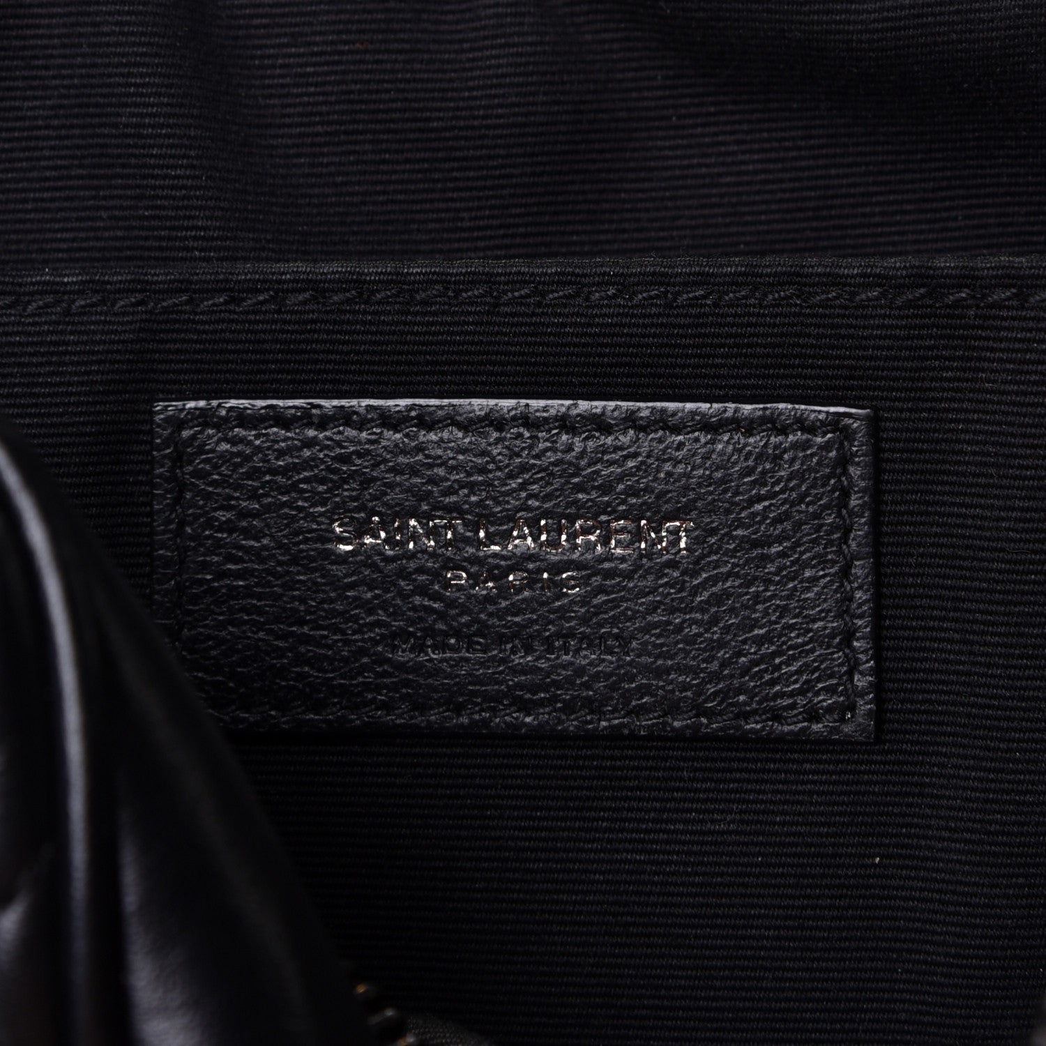 Saint Laurent Calfskin Matelasse Monogram Lou Camera Bag Black 5 of 6
