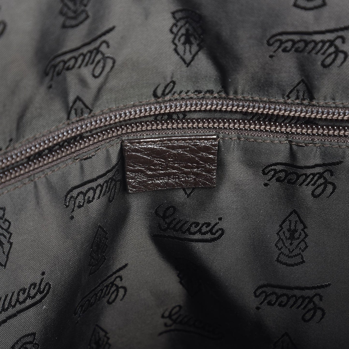 Guccissima Medium Joy Tote Bag Dark Brown