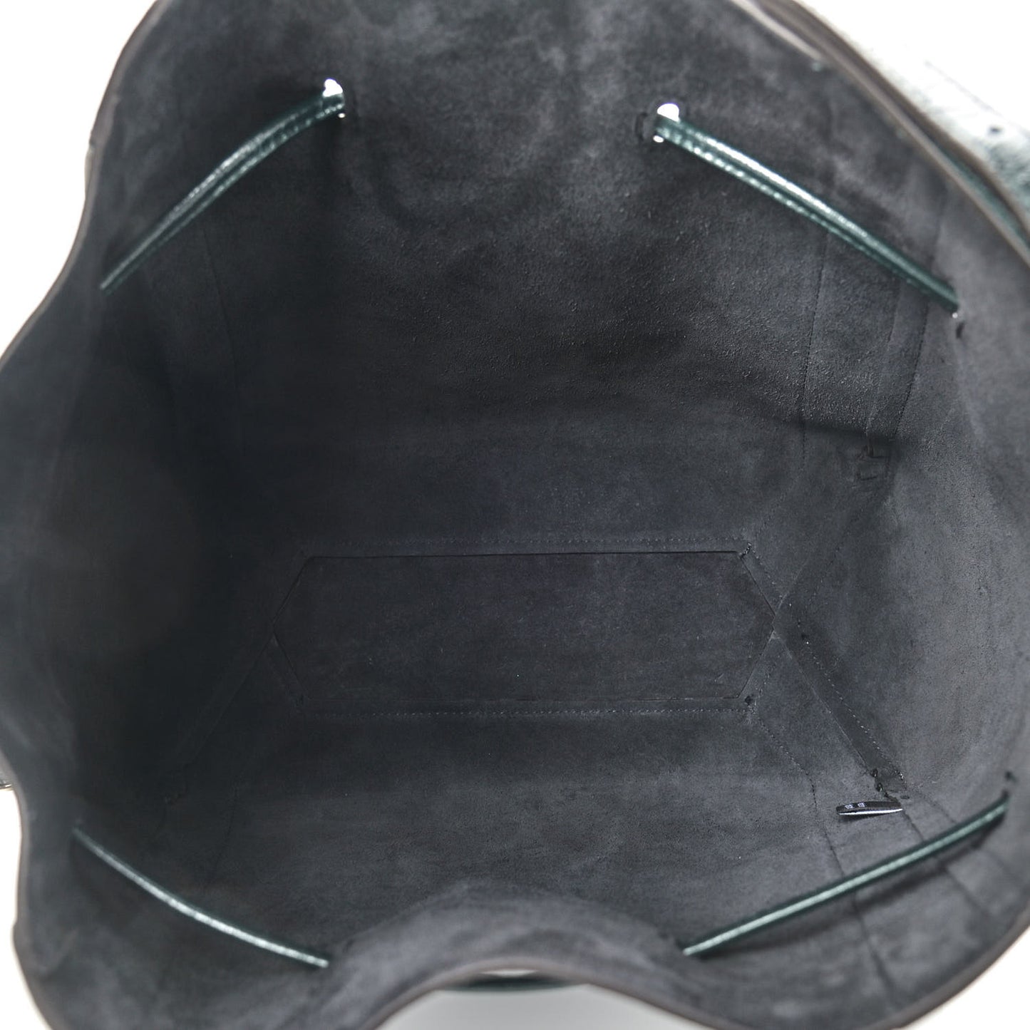 Spongy Patent Small Millie Dark Green