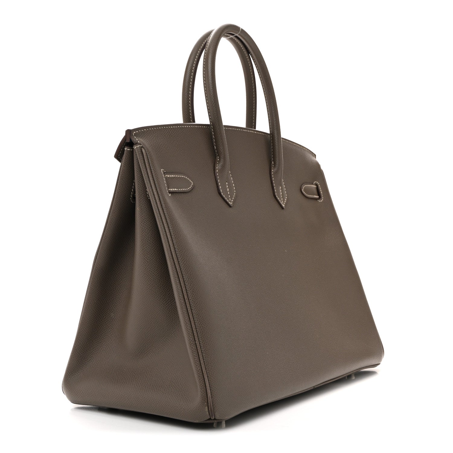 Hermes Epsom Candy Birkin 35 Etain Bleu Thalassa 3 of 16