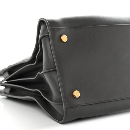Saint Laurent Calfskin Large Sac de Jour Carryall Grey 10 of 16