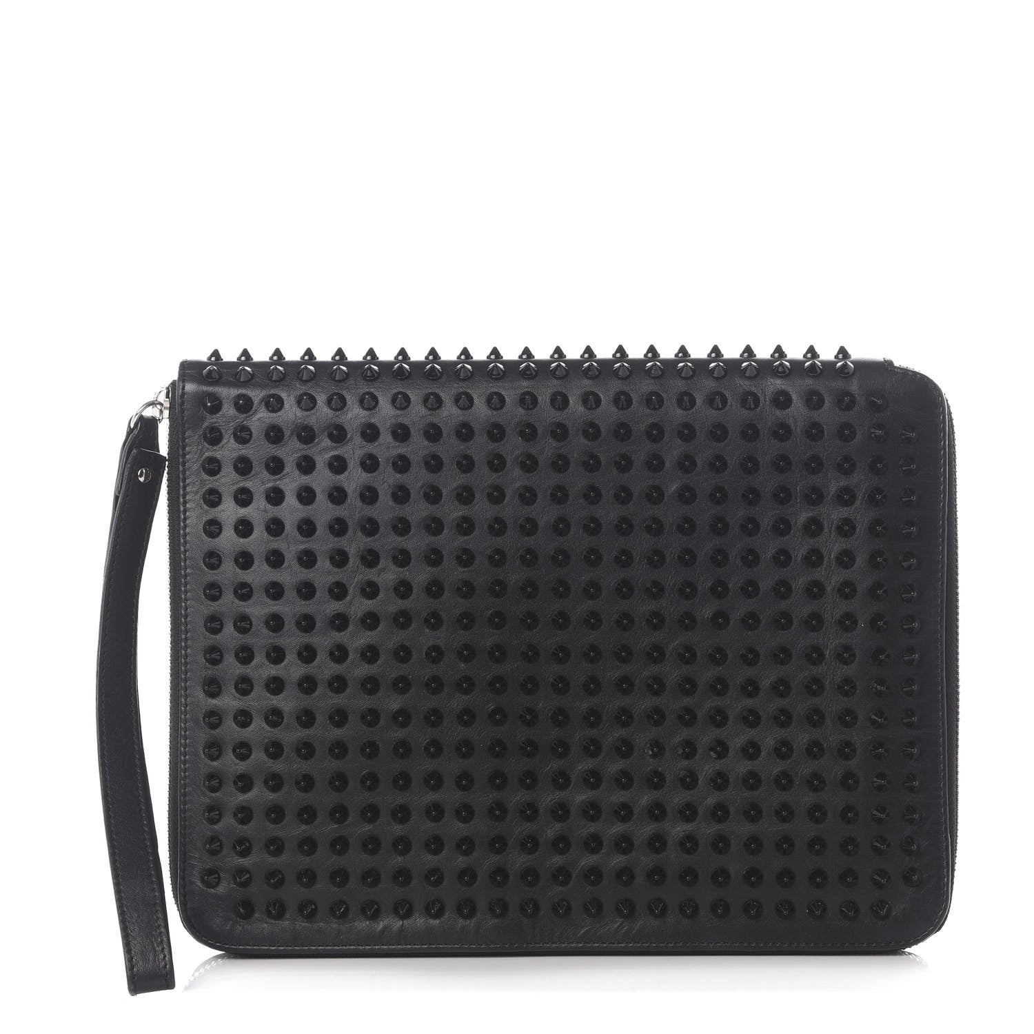 Christian Louboutin Calf Spiked Cris iPad Case Black 1 of 9