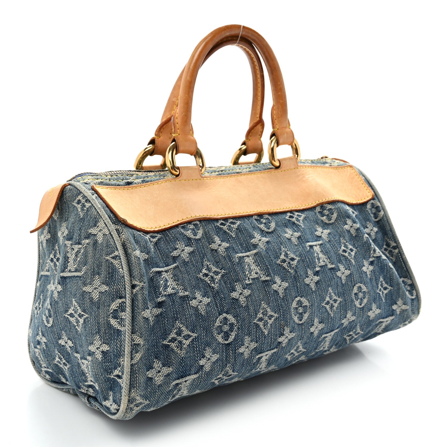 Louis Vuitton Monogram Denim Neo Speedy Blue 2 of 11