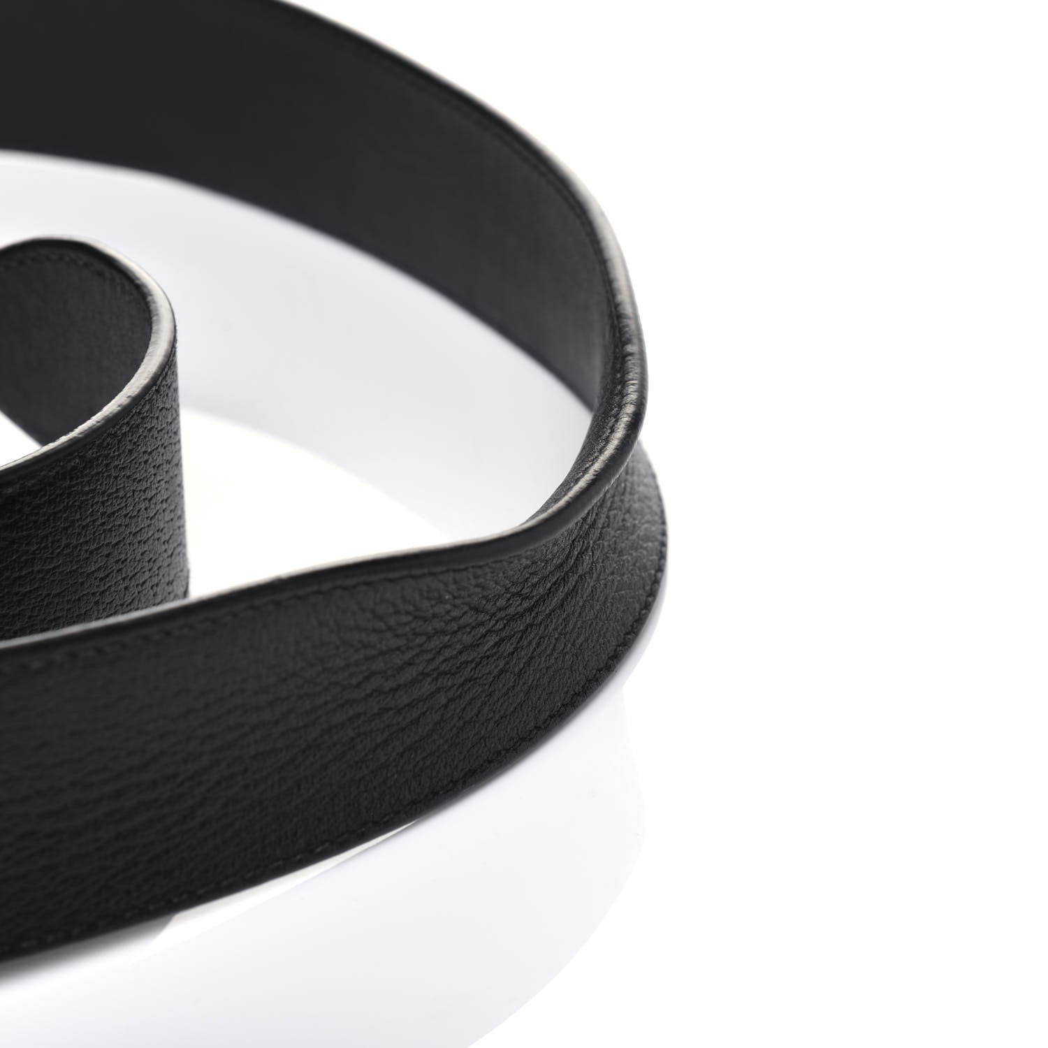 Gucci Textured Calfskin Double G 40mm Belt 105 42 Black 8 of 8