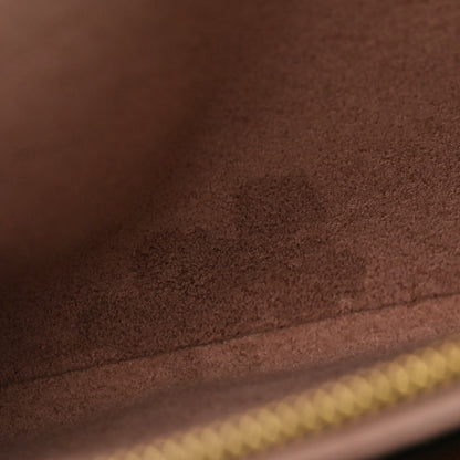Louis Vuitton Lambskin Embossed Monogram Pochette Coussin Black 16 of 18