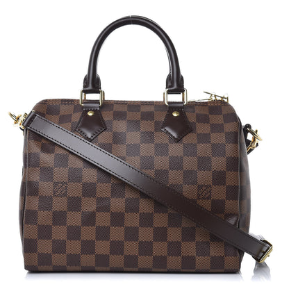 Louis Vuitton Damier Ebene Speedy Bandouliere 25 1 of 10