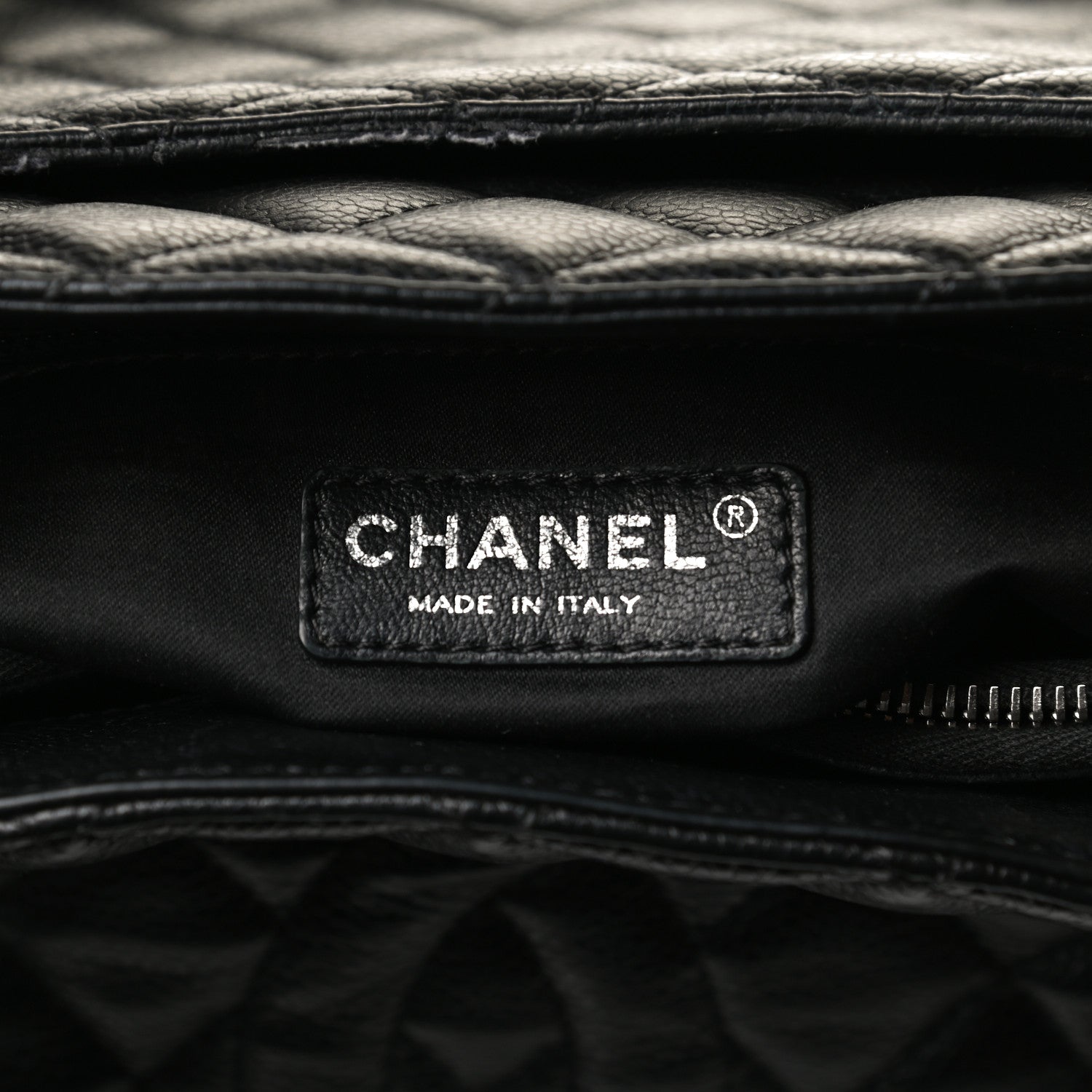 Chanel Caviar Quilted Grand Shopping Tote GST Black 6 of 16