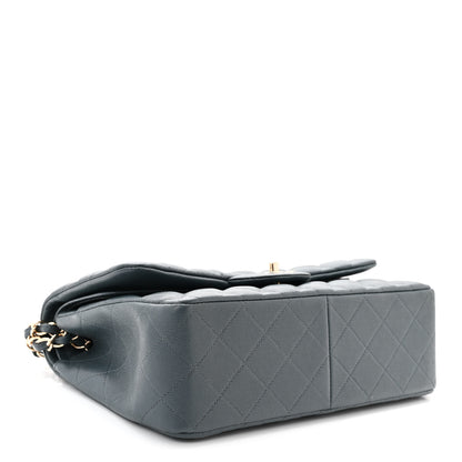 Chanel Caviar Quilted Jumbo Double Flap Grey 4 of 11