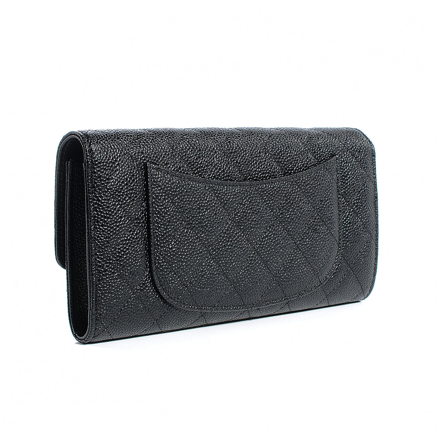 Chanel Caviar Quilted Travel Wallet Black 3 of 7