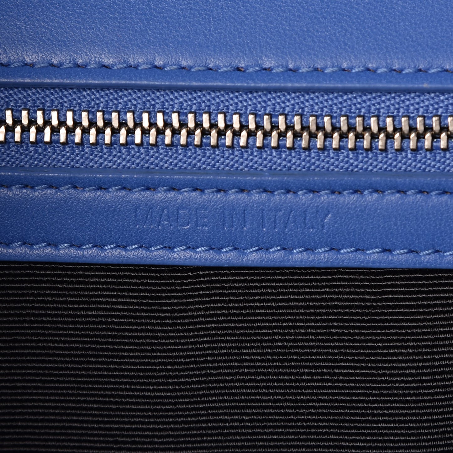 Lambskin Small Diorama Flap Bag Blue