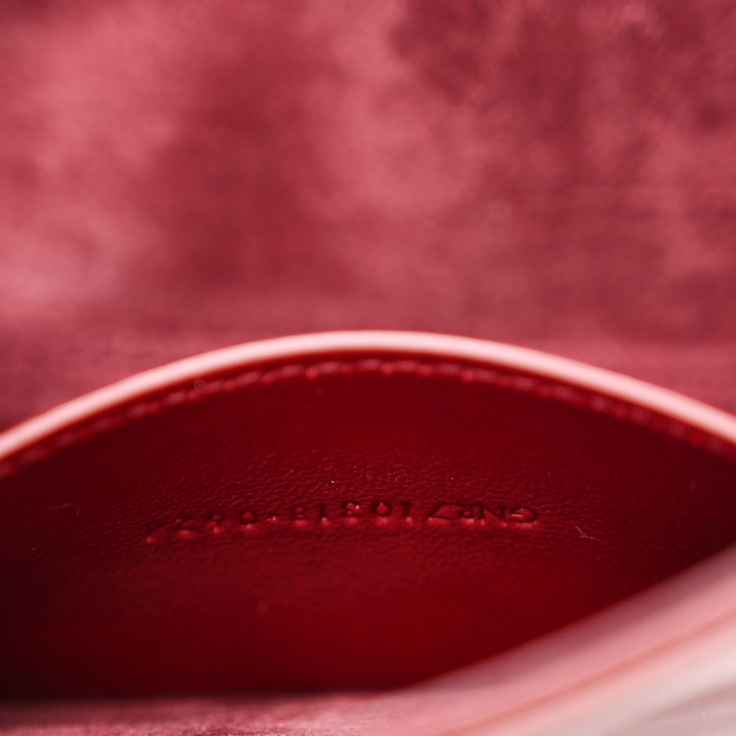 Patent Calfskin Le 5 A 7 Mini Hobo Red Grenat