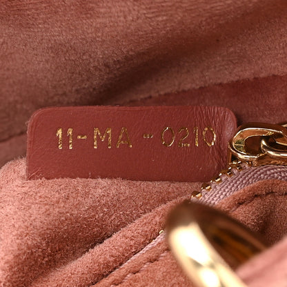 Christian Dior Velvet Mini Lady Dior Pink 7 of 10
