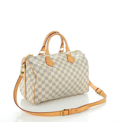 Louis Vuitton Damier Azur Speedy Bandouliere 30 3 of 8