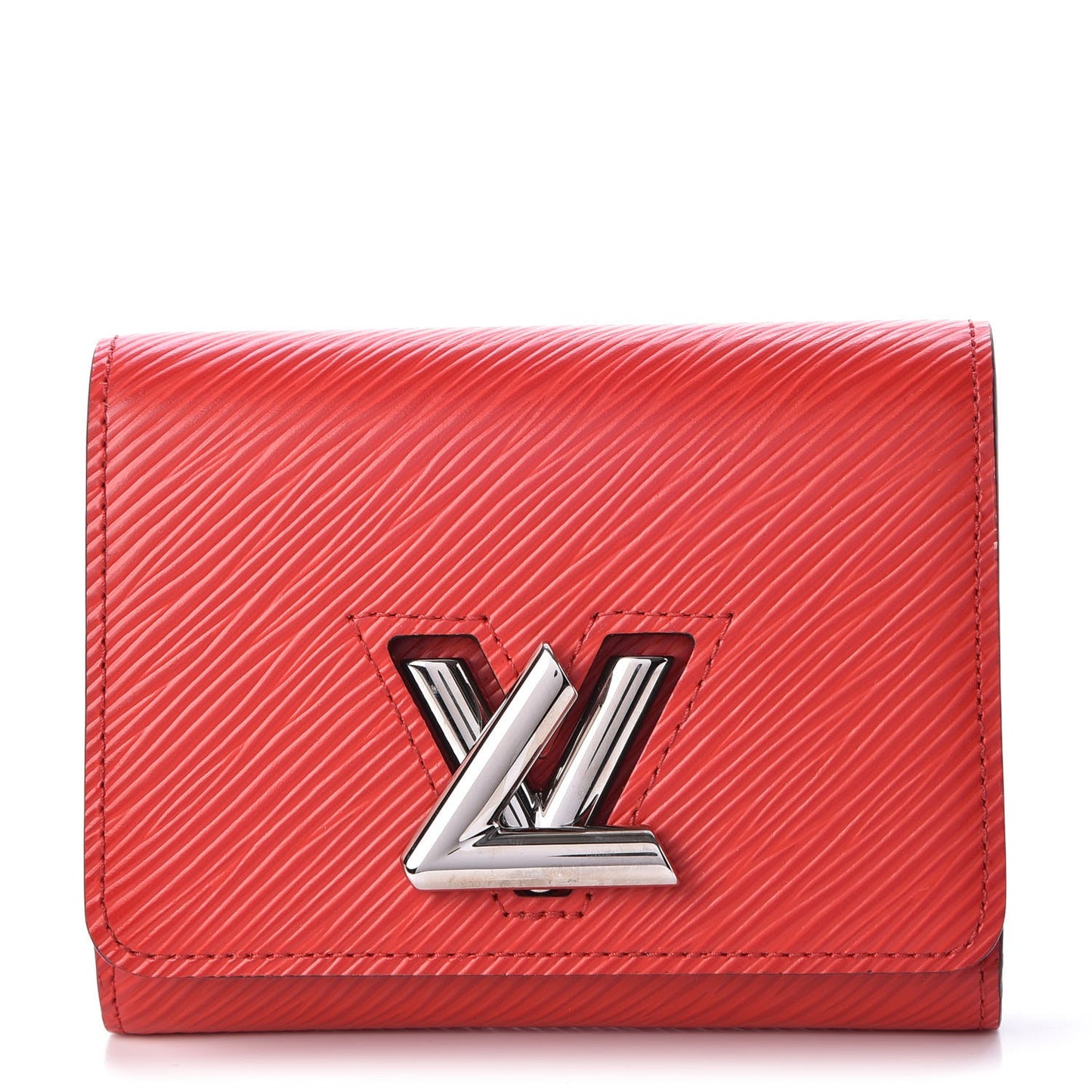Epi Twist Compact Wallet Red