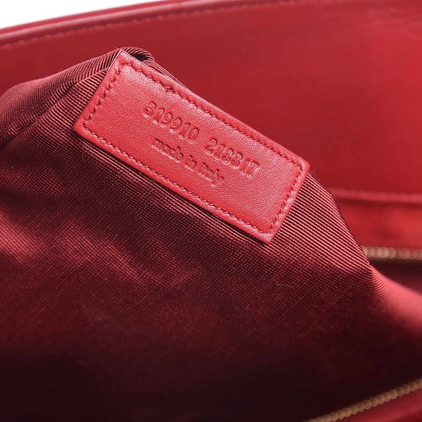Calfskin Large Sac de Jour Carryall Rouge Orient