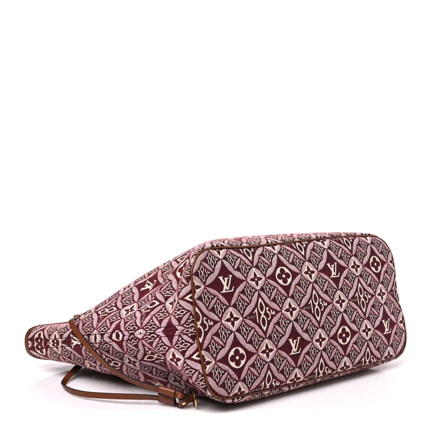 Louis Vuitton Jacquard Since 1854 Neverfull MM Bordeaux 3 of 9