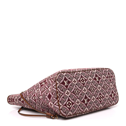 Louis Vuitton Jacquard Since 1854 Neverfull MM Bordeaux 3 of 9