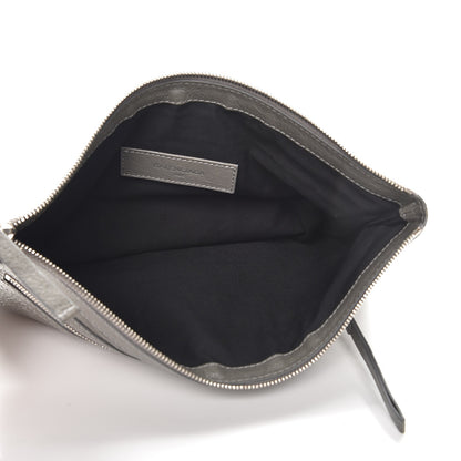 Balenciaga Agneau Arena Classic Hardware Medium Clip Gris Fumee 5 of 9