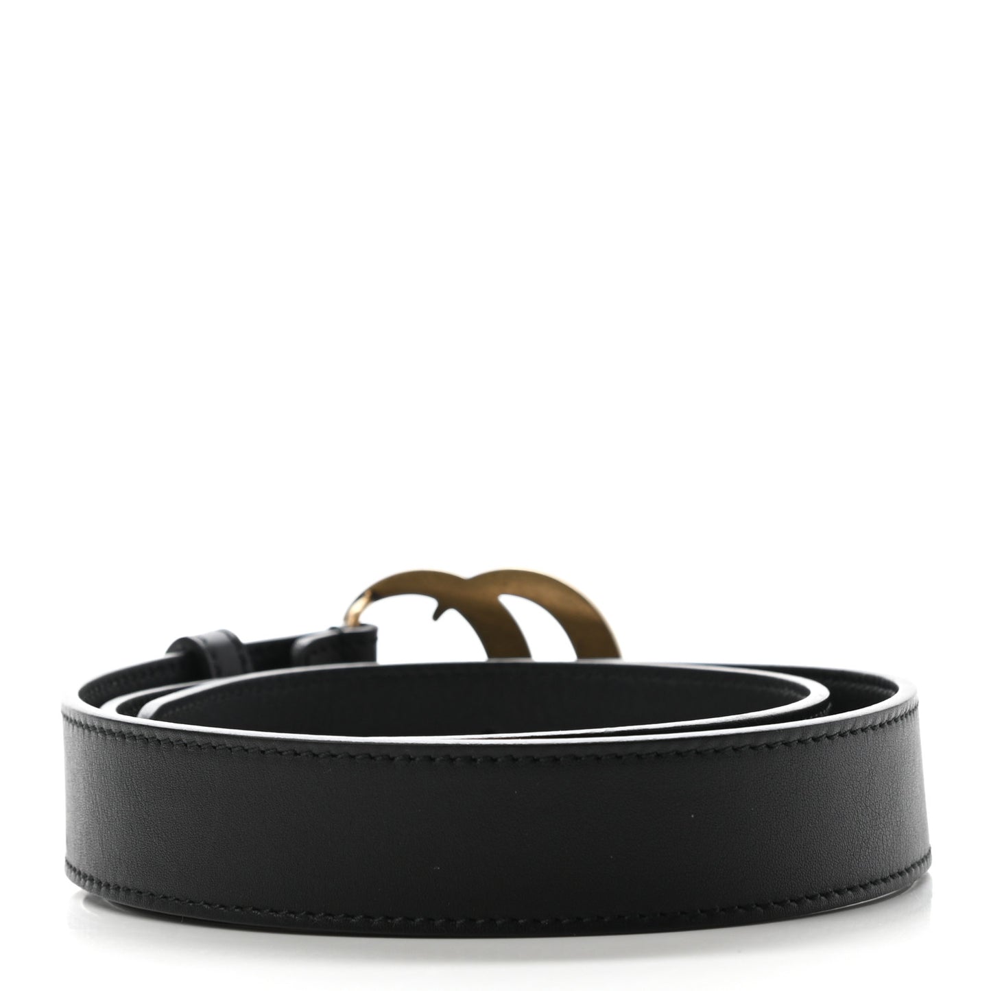 Calfskin Double G 30mm Belt 80 32 Black