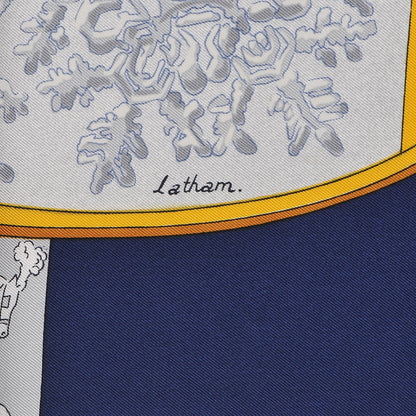 Hermes Silk Neige d' Antan Scarf 90 5 of 6