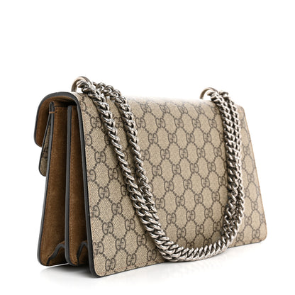 Gucci GG Supreme Monogram Small Dionysus Shoulder Bag Taupe 2 of 11