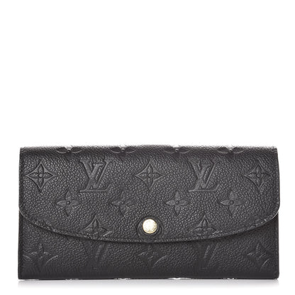 Louis Vuitton Empreinte Emilie Wallet Black Dune 1 of 8