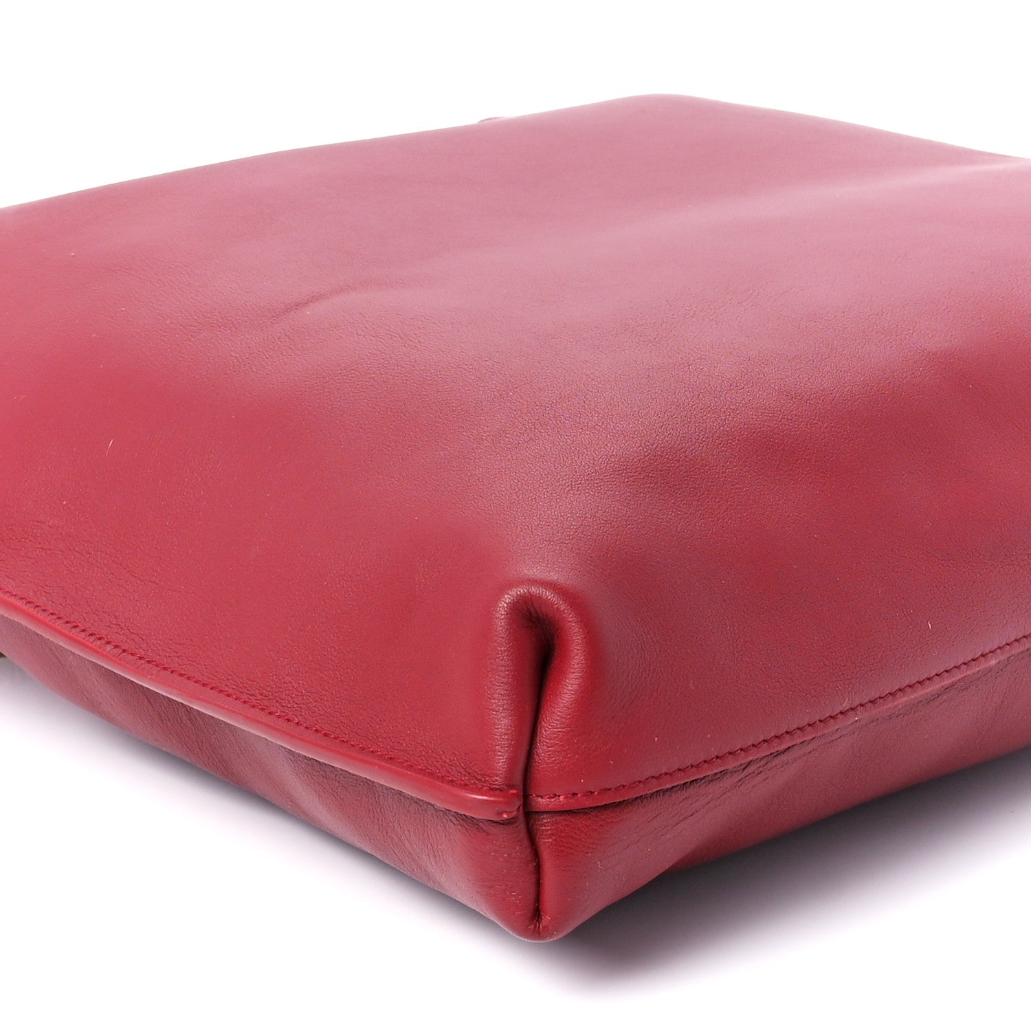 Saint Laurent Calfskin Medium Suzanne Hobo Opyum Red 9 of 10