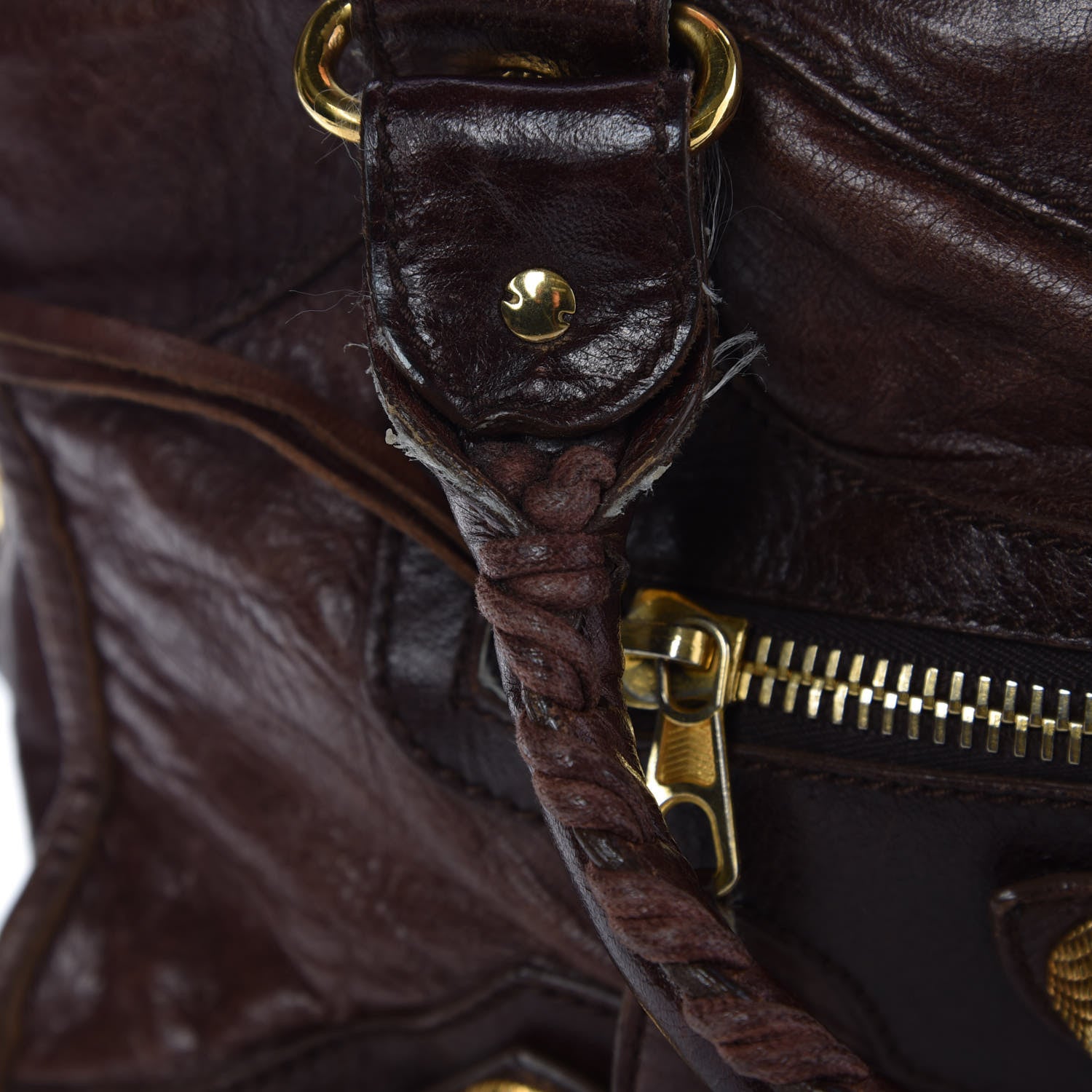 Balenciaga Agneau Giant 21 Gold Hardware City Dark Brown 10 of 17