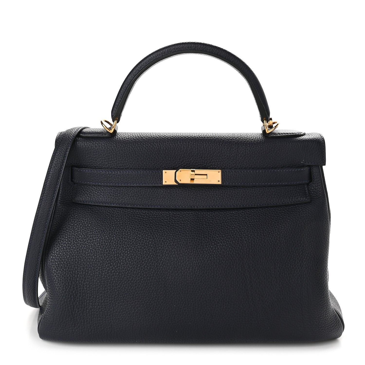 Hermes Togo Kelly Retourne 32 Bleu Nuit 1 of 10